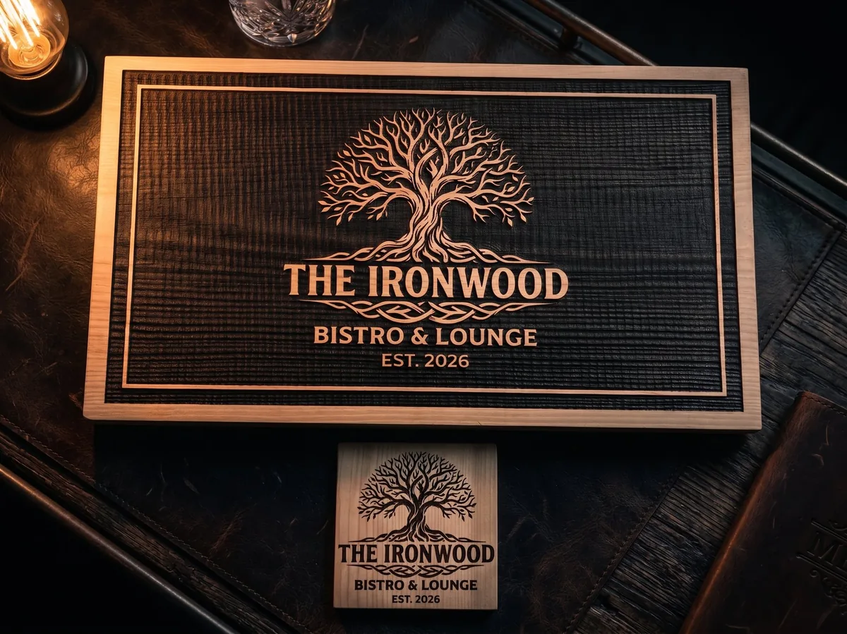 The Ironwood Bistro & Lounge sign